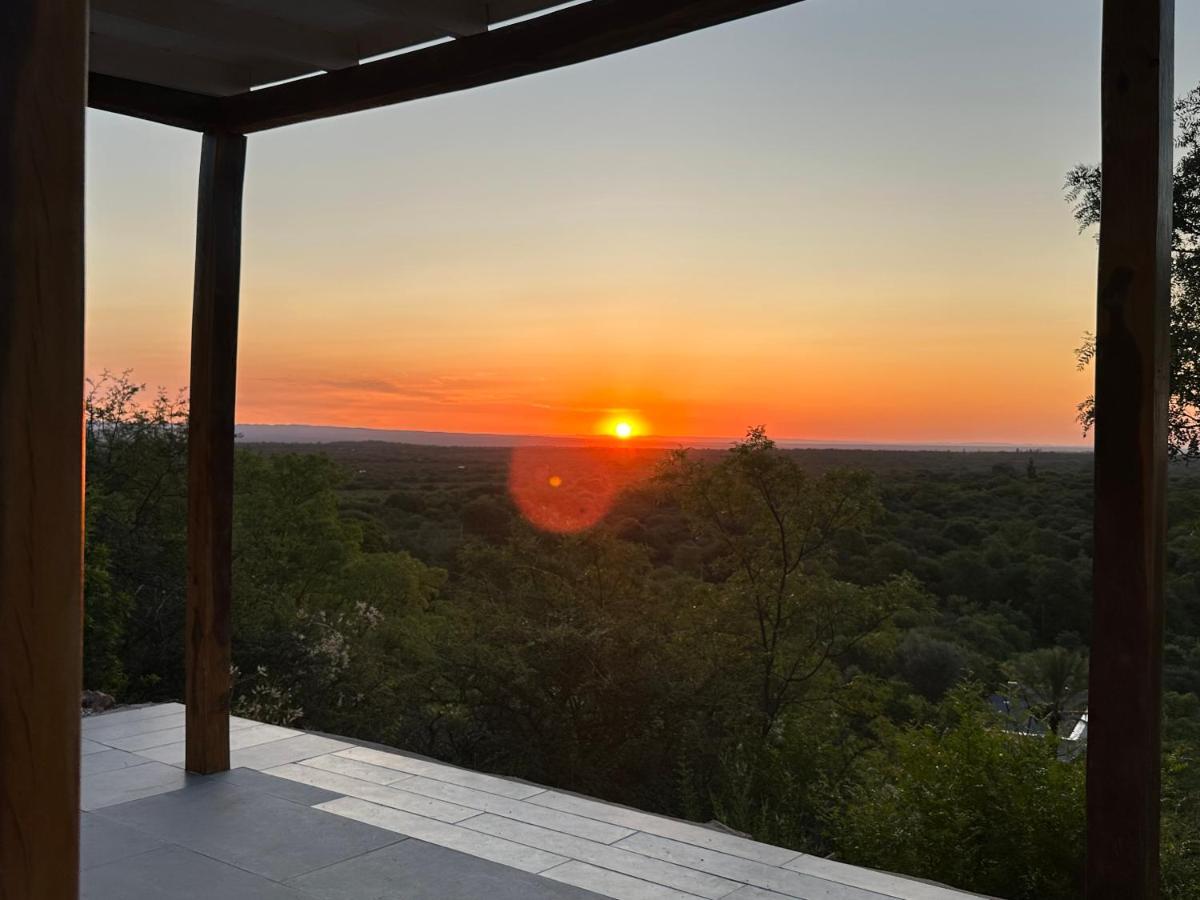 Casa Con Piscina Y Mirador Privado En San Marcos Sierras Villa Exterior foto